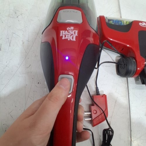 DIRT DEVIL 3-IN-1 VERSA CORDLESS RECHARGEABLE STICK VACUUM FOR HARD FLOOR & CARPET, RED image 2