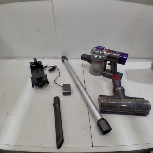 DYSON V8 RECHARGABLE HANDHELD STICK VACCUM - GREY/PURPLE (MODEL: SV25) image 10