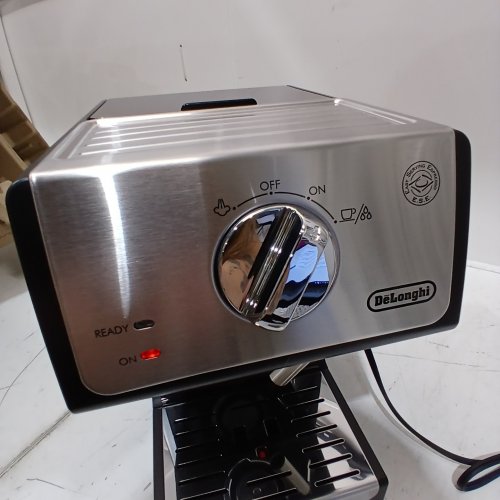 DELONGHI 15-BAR ADVANCED ESPRESSO MACHINE AND CAPUCCINO MAKER - BLACK/STAINLESS STEEL - (MODEL: ECP3220) image 2
