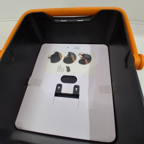 FISKARS GARDENING TOOL CADDY 12.26" X 13.86" - BLACK AND ORANGE image 3