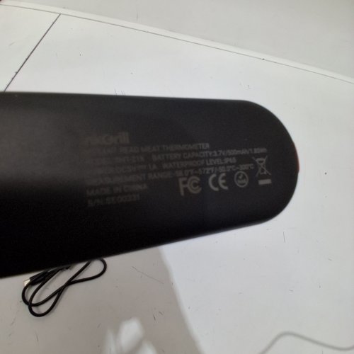INKGRILL INSTANT READ MEAT THERMOMETER WITH CALIBRATION FOR GRILL - RED (MODEL: RHT-2HK) image 3