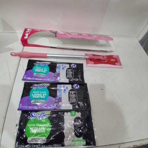 SWIFFER 2-IN-1 LIMITED EDITION FLOOR SWEEP & MOP PRO *SWIFFER ONLY* - PINK image 2