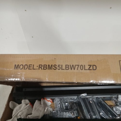 5-TIER ADJUSTABLE STORAGE SHELF RACK - 30" X 12" X 60" - BLACK/BROWN (MODEL: RBMS5LBW70LZD) image 2