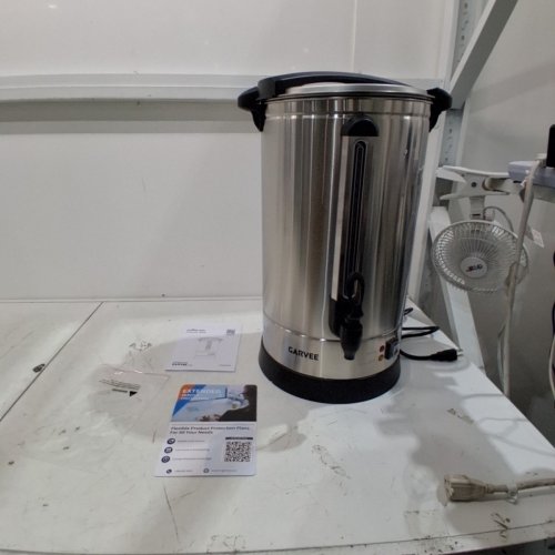 GARVEEHOME COMMERICAL COFFEE MAKER/URN - 120 CUPS 18 L/4.8 GAL - STAINLESS STEEL /BLACK - (MODEL:PHO_0X3N9WDG) image 4