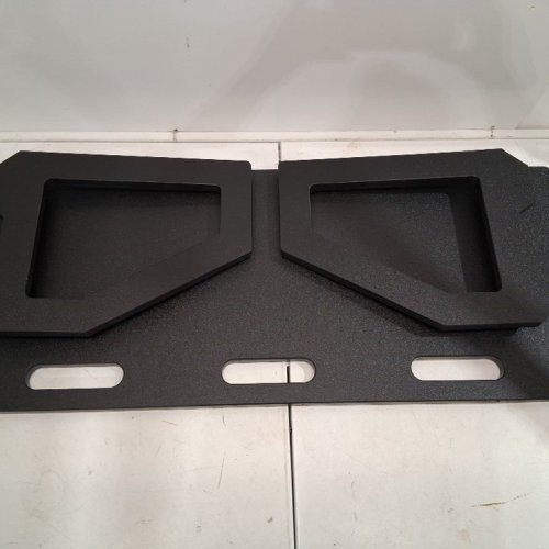 SOCCER REBOUNDER BOARD PORTABLE SOCCER WALL WITH 2 ANGLES REBOUND, FOLDABLE HDPE KICKBACK PASSING & SHOOTING PRACTICE - 40" X 16" - BLACK (MODEL: YQ2023001) image 2