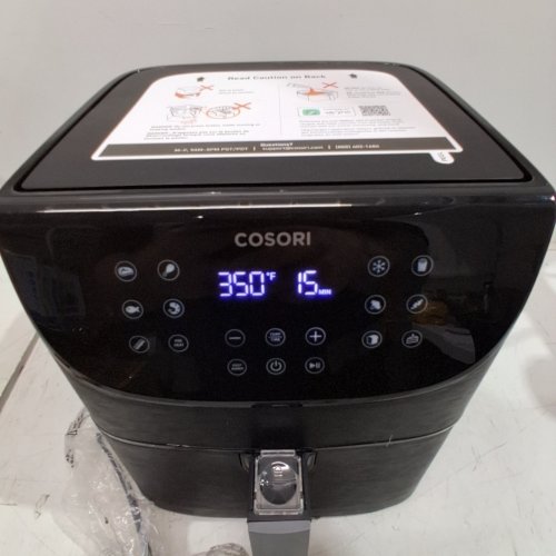 COSORI AIR FRYER 6 QT TURBOBLAZE TECHNOLOGY 9-IN-1 AIRFRYER OVEN - BLACK (MODEL: ‎CAF-DC601-KCA) image 2
