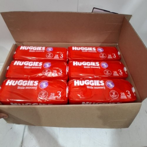 168PK HUGGIES LITTLE MOVERS DISNEY BABY DIAPERS - SIZE 3 (18-28LBS) image 2