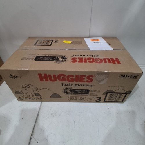 168PK HUGGIES LITTLE MOVERS DISNEY BABY DIAPERS - SIZE 3 (18-28LBS) image 3