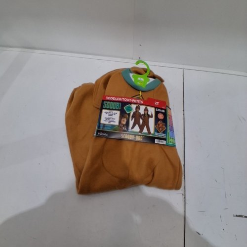 2PC UNISEX KID'S RUBIES SCOOBY DOO SCOOB! COSTUME - 2T - BROWN image 2