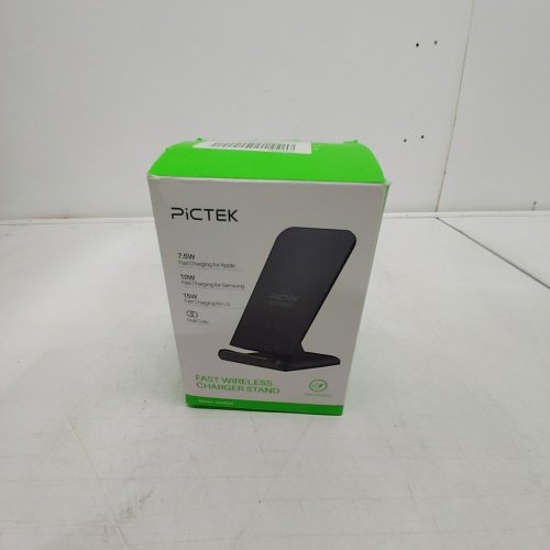 PICTEK FAST WIRELESS CHARGER STAND - 7.5W / 10W / 15W - BLACK (MODEL:PA082B) image 2