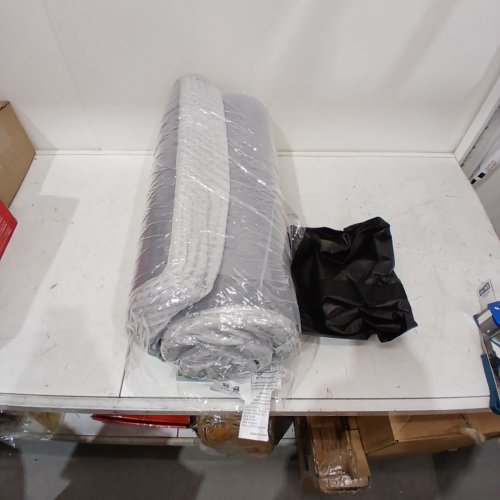 MEMORY FOAM MATTRESS TOPPER - SINGLE - GREY image 2