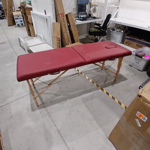 BESTMASSAGE PORTABLE MASSAGE TABLE WITH CARRY BAG - RED (MODEL: MT-U1) image 2