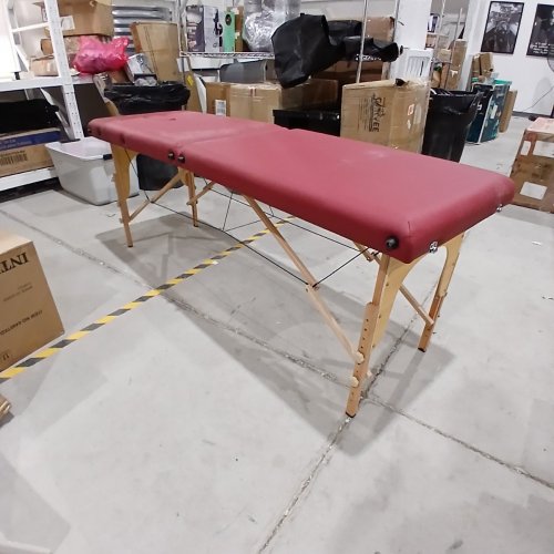 BESTMASSAGE PORTABLE MASSAGE TABLE WITH CARRY BAG - RED (MODEL: MT-U1) image 4