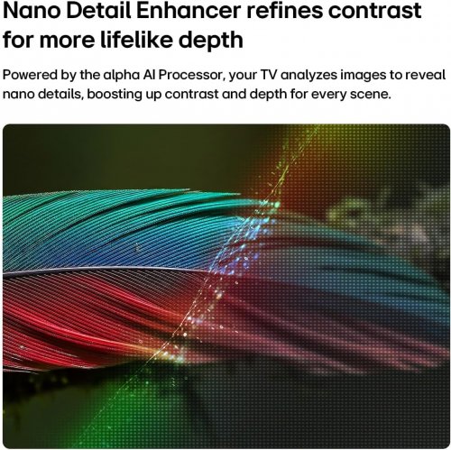 LG NANO NU70B 4K UHD SMART TV - Α7 AI PROCESSOR GEN9, DYNAMIC TONE MAPPING - 55" (MODEL: 55NU700BPUA) image 2