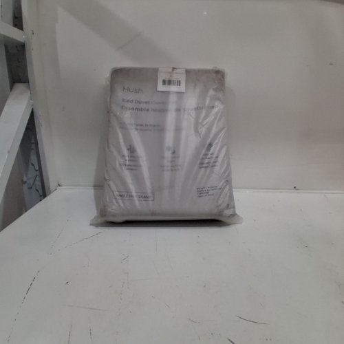 HUSH ICED BREATHABLE DUVET COVER - KING - GREY image 2