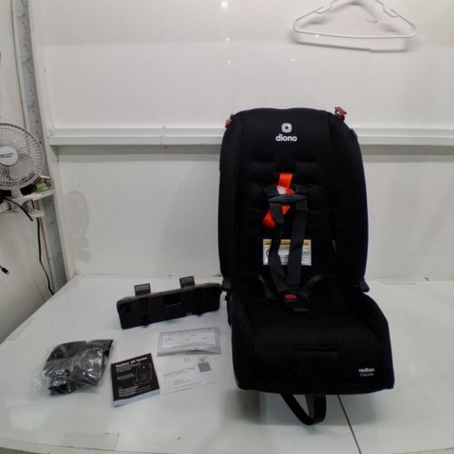 DIONO RADIAN 3R 3-IN-1 CONVERTIBLE REAR/FORWARD FACING CAR SEAT FOR UPTO 10 YEARS - 120LBS CAP - JET BLACK (MODEL: 50620-NA-01) image 3