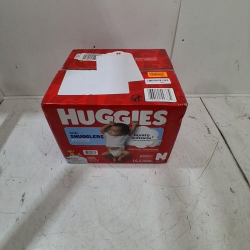 144PK HUGGIES LITTLE SNUGGLERS DIAPERS - SIZE NEWBORN image 2