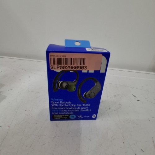 ONN WIRELESS SPORT EARBUDS WITH COMFORT GRIP EAR HOOKS - BLACK (MODEL:AAMNIM100150848) image 5