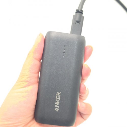 ANKER 321 POWER BANK, POCKET-SIZED & TRAVEL READY POWERCORE 5K PORTABLE CHARGER - BLACK (MODEL: A1112H11-1) image 3