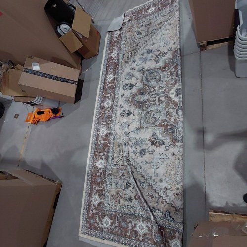 OPPODREAM SOFT NON-SLIP WASHABLE FAUX CASHMERE AREA RUG - 10FT X 14FT - BROWN image 2