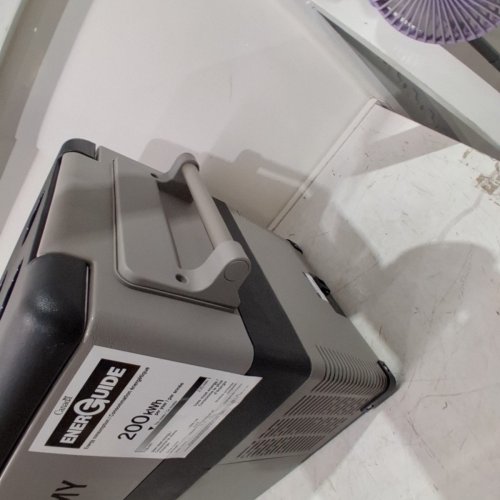 EUHOMY ELECTRIC COOLER CAR REFRIGERATOR WITH BLUETOOTH APP CONTROL - 12V/24V DC - 47QT - BLACK/GREY - (MODEL: CF001-45GR-CAEH) image 7