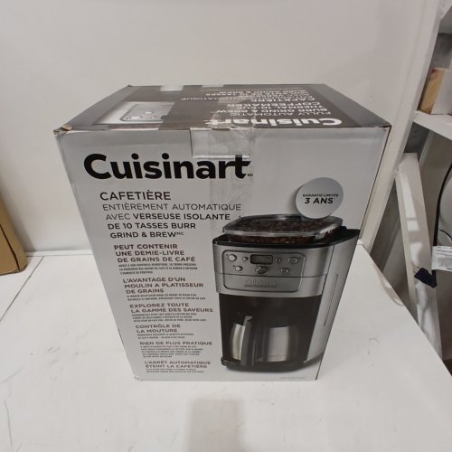CUISINART BURR GRIND & BREW 10-CUP AUTOMATIC COFFEEMAKER - (MODEL- DGB-950BCCNASC) image 6