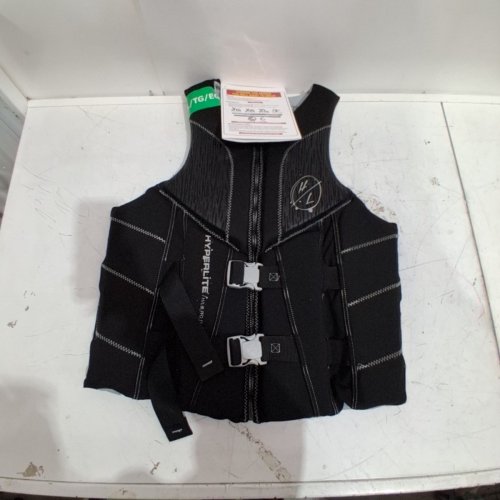 MEN'S HYPERLITE NEOPRENE PFD LIFE VEST WITH BUCKLE STRAPS - XL - BLACK/GREY (MODEL: 3246/1819494) image 2