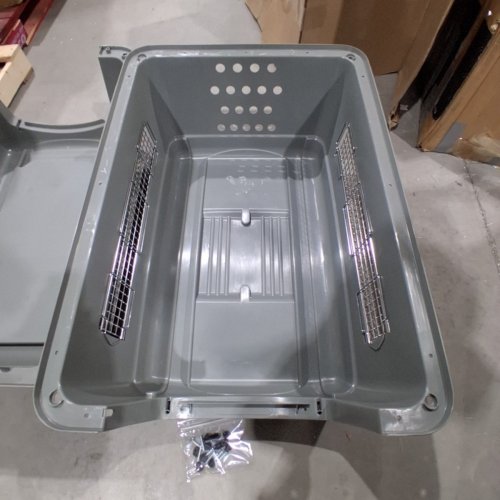 PETMATE SKY PLASTIC PET KENNEL CRATE - 36" X 26" - FOR DOGS 50 - 70 LBS - GRAY image 6