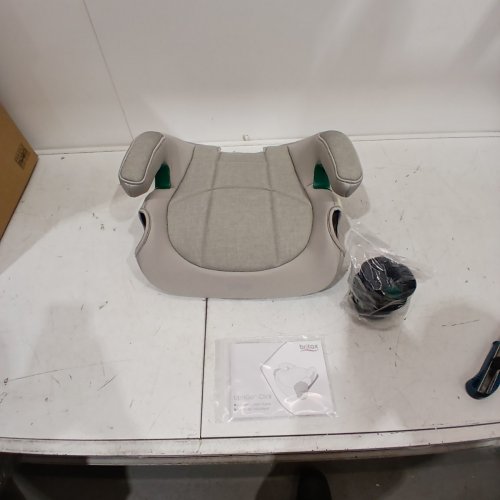 BRITAX UPNGO CLICK BACKLESS BOOSTER CAR SEAT WITH RIGID LUAS - 120 LBS - LIGHT GREY (MODEL:E1D487G) image 3