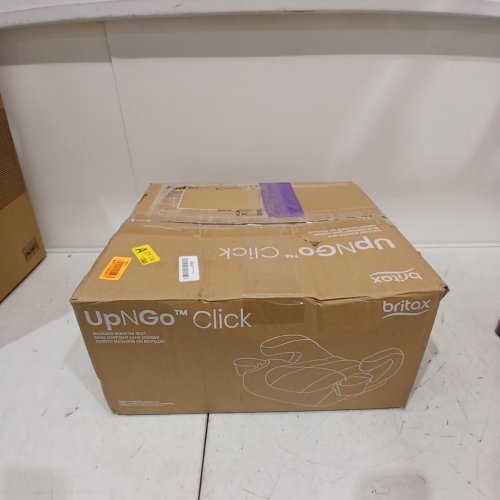 BRITAX UPNGO CLICK BACKLESS BOOSTER CAR SEAT WITH RIGID LUAS - 120 LBS - LIGHT GREY (MODEL:E1D487G) image 6
