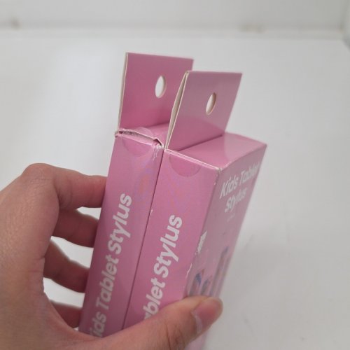 2 (4PK) KIDS GEMS CRAYON STYLE TABLET STYLUS - PINK image 3