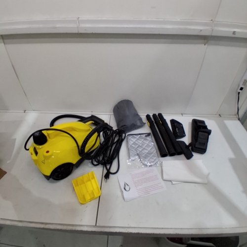 KROQO STEAM CLEANER MOP - 16.4FT POWER CORD - 51OZ - DEEP YELLOW/BLACK (MODEL: SW618) image 3