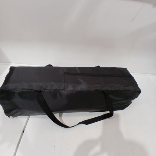 PAMOBABE LIGHTWEIGHT PORTABLE CRIB WITH MATTRESS AND CARRYING BAG - 33LBS CAP - 28" X 40" - GREY/RABBIT (MODEL: P901B) image 6
