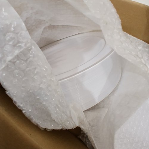 350PC ADRINFLY PLASTIC DINNERWARE SET FOR 50 GUESTS - DISPOSABLE PLATES, CUPS AND SILVERWARE - WHITE, SILVER image 3