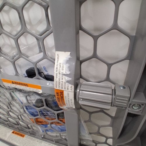 GRAY EXPANDABLE PLASTIC SAFETY GATE - GREY (0723 DS) image 3