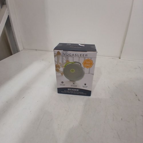 YOGASLEEP HUSHH PORTABLE BABY WHITE NOISE MACHINE - GREY/GREEN image 3