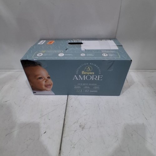 82PK PAMPERS AMORE MOST ABSORBENT AND BEST DIAPER - SIZE 1 - WHITE (UPC: 03077224453) image 3