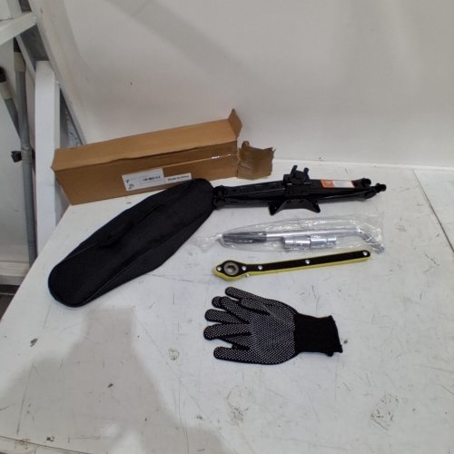CAR JACK KIT SCISSOR JACK UNIVERSAL EMERGENCY KIT - 3TON - BLACK image 2