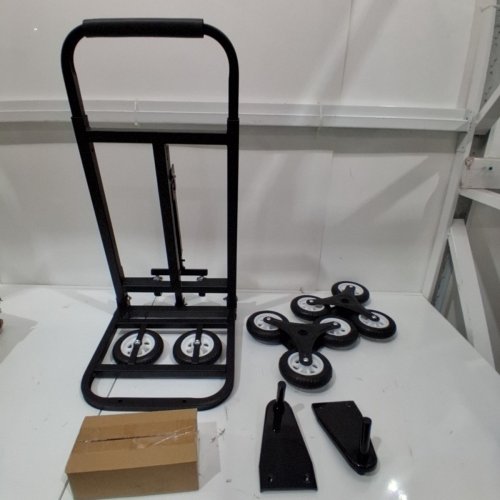 INTBUYING STAIR CLIMBING CART 420LB CAPACITY - BLACK - (MODEL:D190418) image 2