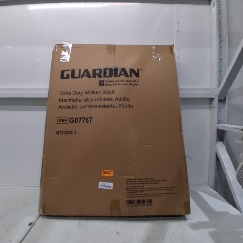 MEDLINE GUARDIAN EXTRA DUTY ADULT WALKER - SUPPORTS UP TO 400 LBS - SILVER (ITEM: G07767) image 4