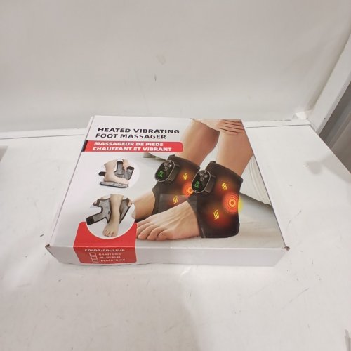HEATED VIBRATING FOOT MASSAGER - BLACK image 5