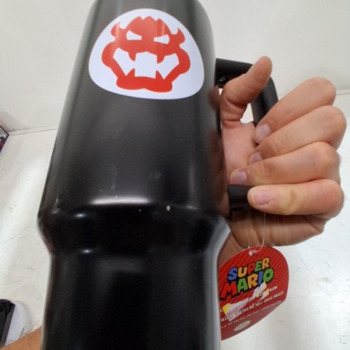 NINTENDO SUPER MARIO STAINLESS STEEL BOWSER TUMBLER - 40OZ - BLACK image 5