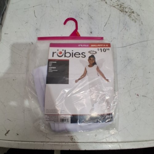 3PC RUBIES ANGEL COSTUME - SMALL (4-6) - WHITE (STYLE: 50772661) image 2