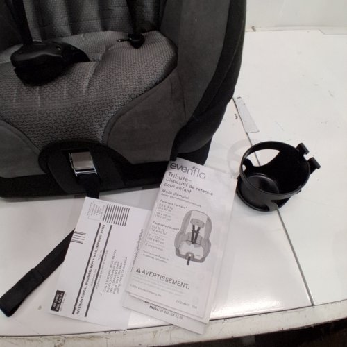 EVENFLO TRIBUTE LX CONVERTIBLE CAR SEAT - 40LBS CAP - SATURN GREY (MODEL: 38111190C) image 5