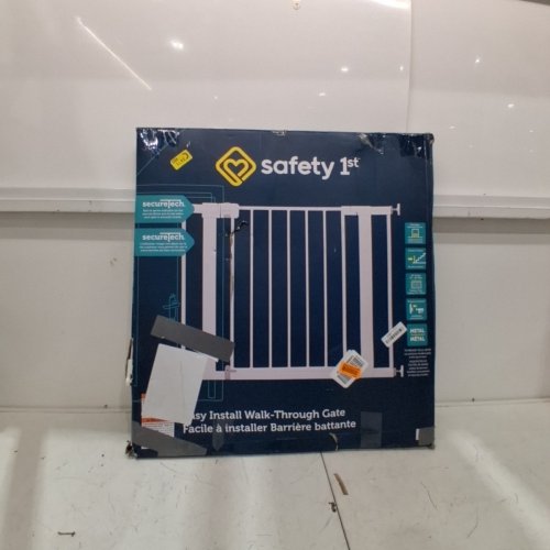 SAFTEY 1ST AUTO CLOSE WALK THROUGH BABY SAFETY GATE - WHITE - (MODEL: GA099CWHO1ZY) image 5