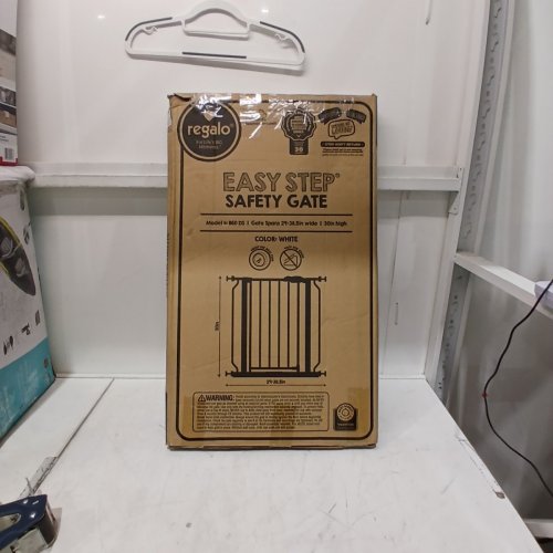 REGALO EASY STEP SAFETY GATE - 29"- 38.5" - WHITE (MODEL : 1160-DS) image 4