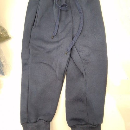 KID'S SWEATPANTS WITH DRAWSTRING WAIST- 100 - NAVY BLUE image 2