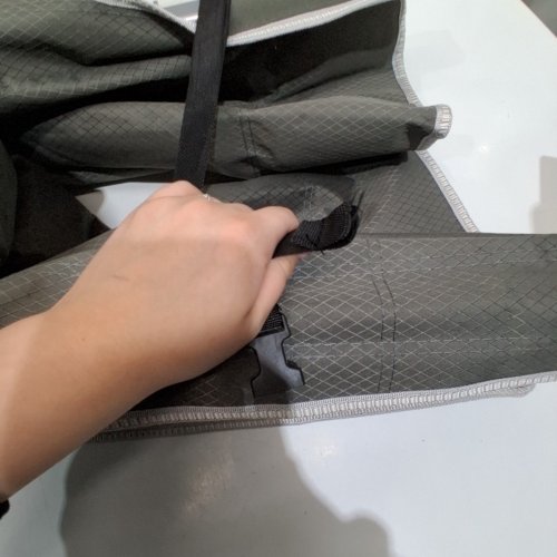 OVERMONT PORTABLE FOLDING EXTRA WIDE CAMPING TENT COT WITH CARRY BAG - 550LBS CAP - 28" X 75" X 21" - GREY (MODEL: CAMP BED-GREY) image 4