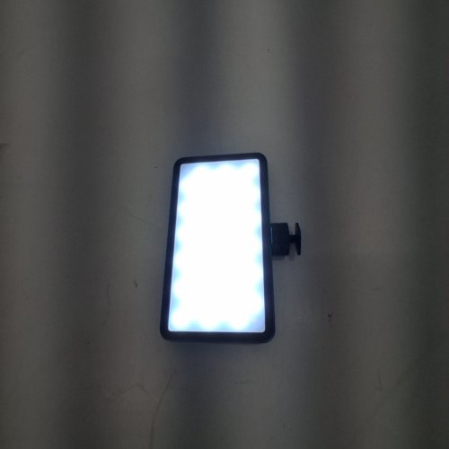 HEYDAY RECHARGEABLE LED CAMERA/VIDEO LIGHTING ACCESSORY WITH PHONE MOUNT - BLACK (MODEL: LEDLT1) image 2