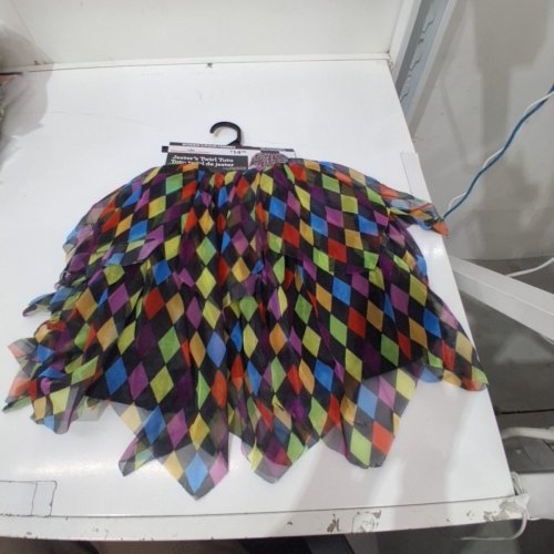 WAY TO CELEBRATE! JESTER'S TWIRL TUTU - ONE SIZE FITS MOST - MULTICOLOUR image 2